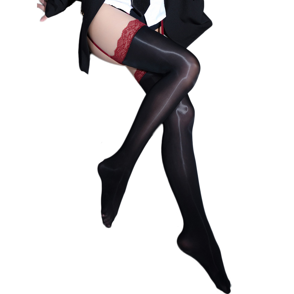 Patchwork Oil Glossy Shiny Pan - Tights Pantyhose Sheer reseña y precio