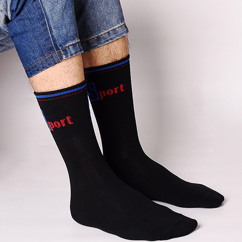3 Pairs/Pack Big Large Socks E - Cotton Crew Sock Pack reseña y precio