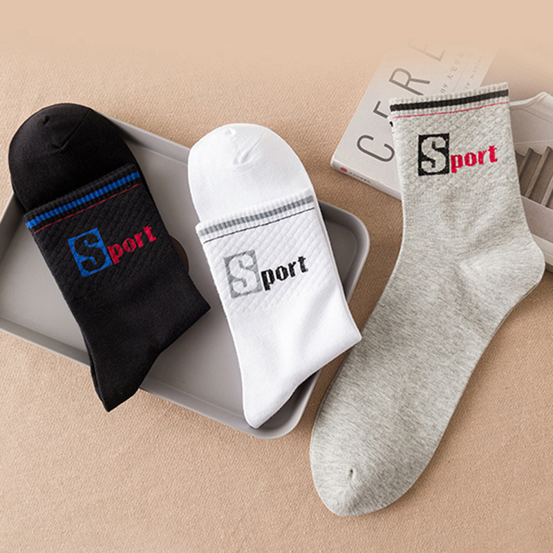 3 Pairs/Pack Big Large Socks E - Cotton Crew Sock Pack reseña y precio