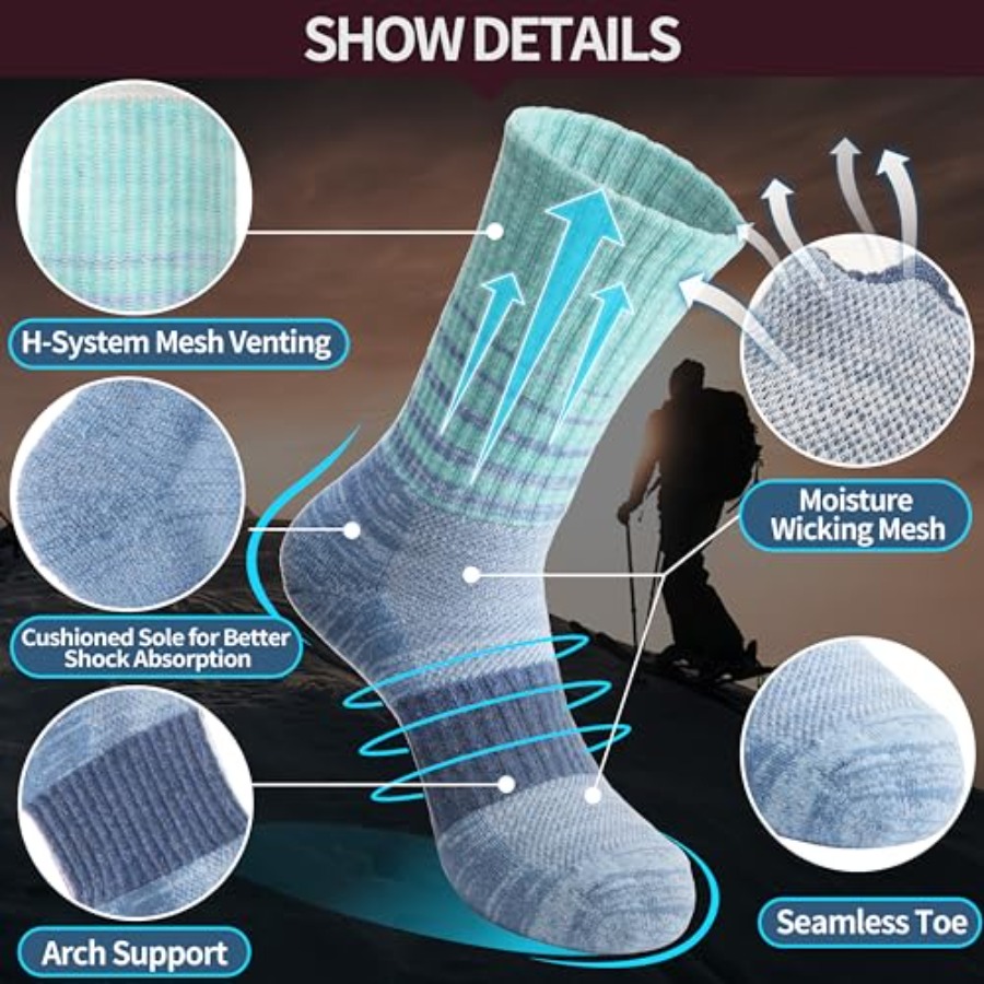 Anlisim Merino Wool Hiking Soc - Wool Hiking Sock reseña y precio