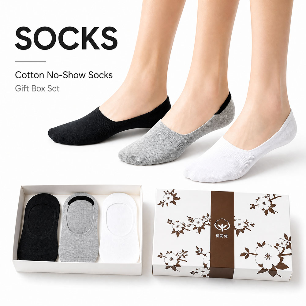6 Pairs Unisex Cotton No Show  - Invisibility Sock Loafer reseña y precio