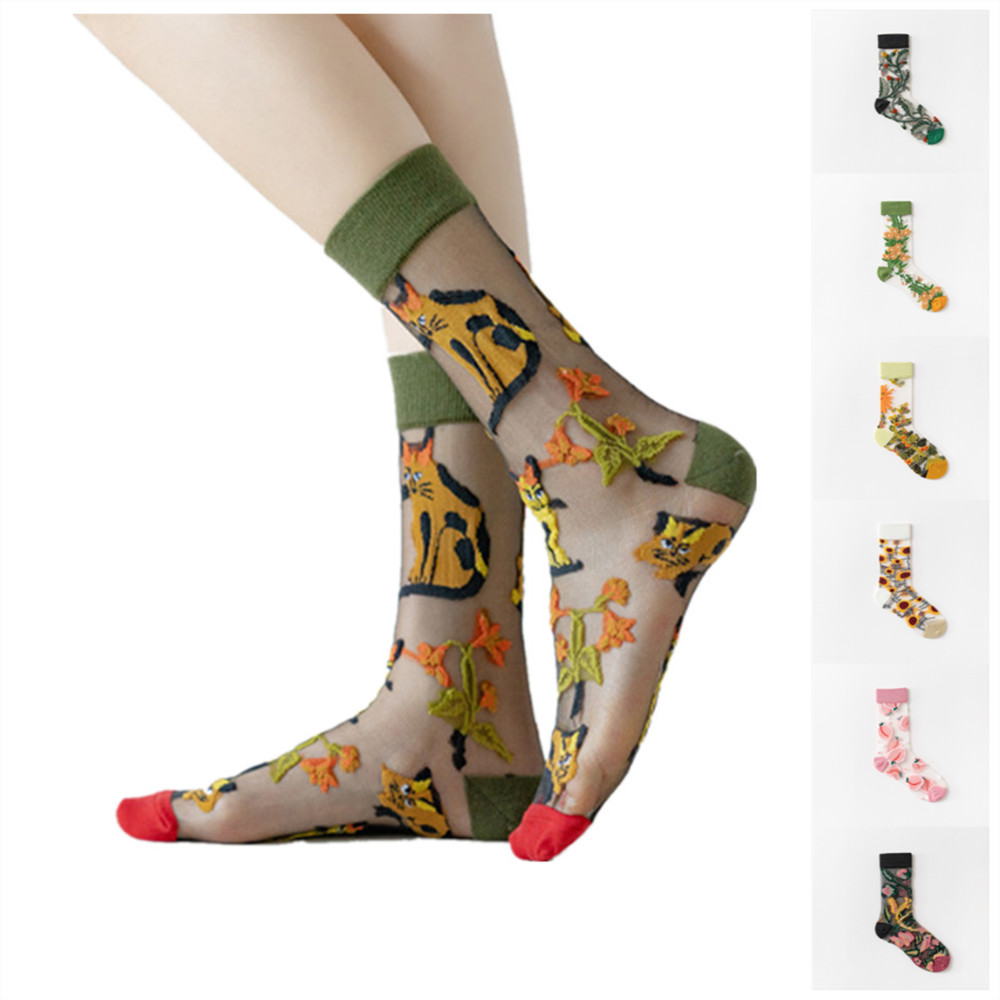 Woman Lace flower short sock t - Invisibility Sock Loafer reseña y precio