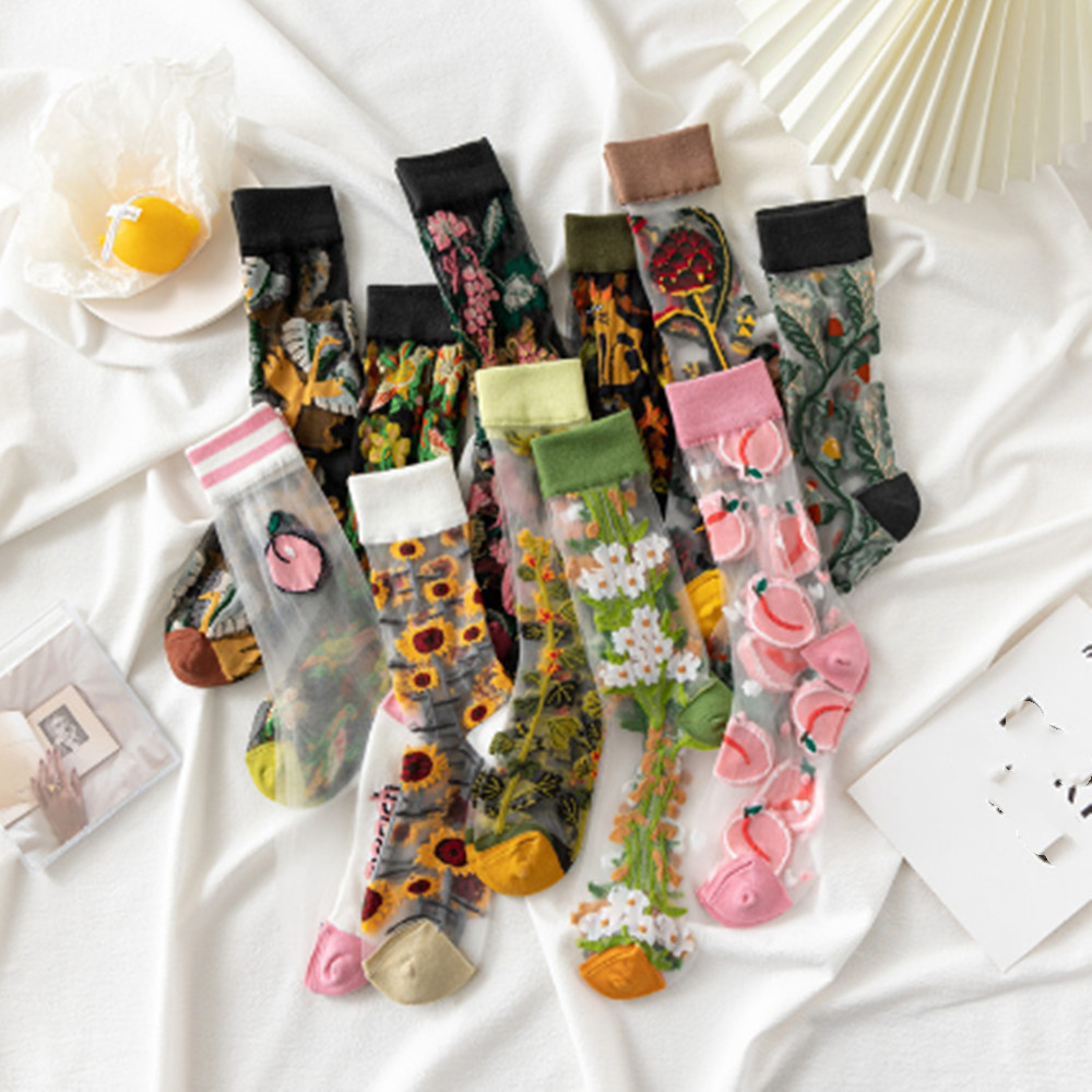 Woman Lace flower short sock t - Invisibility Sock Loafer reseña y precio