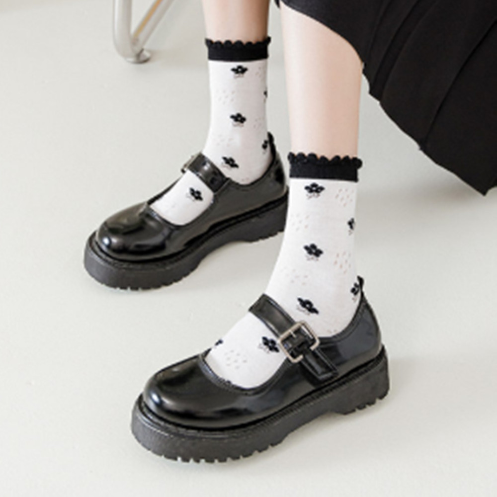 Woman Lace flower short sock t - Invisibility Sock Loafer reseña y precio