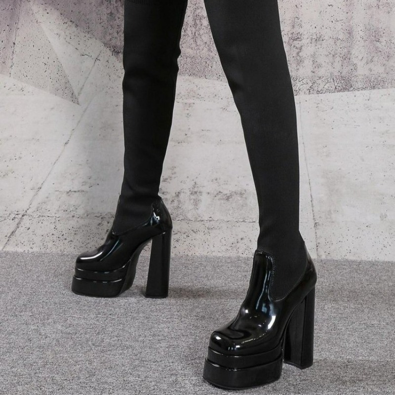 Women Boots Platform Over The  - Knee High Sock Women reseña y precio