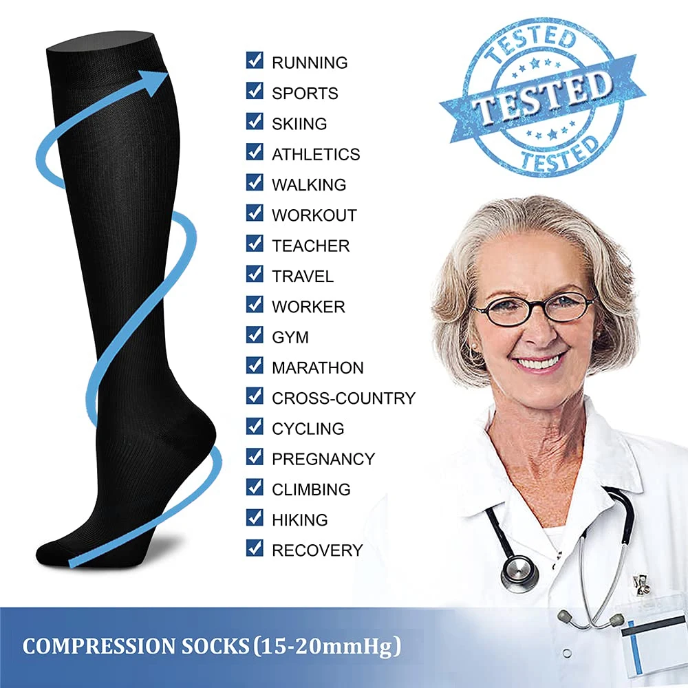 1Pair Women&Men Compression So - Compression Sock Medical reseña y precio