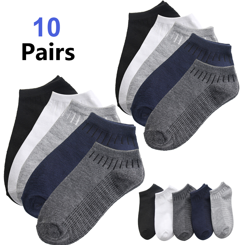 5/10 Pairs Men's Ankle Socks A - Ankle Sock Low Cut reseña y precio