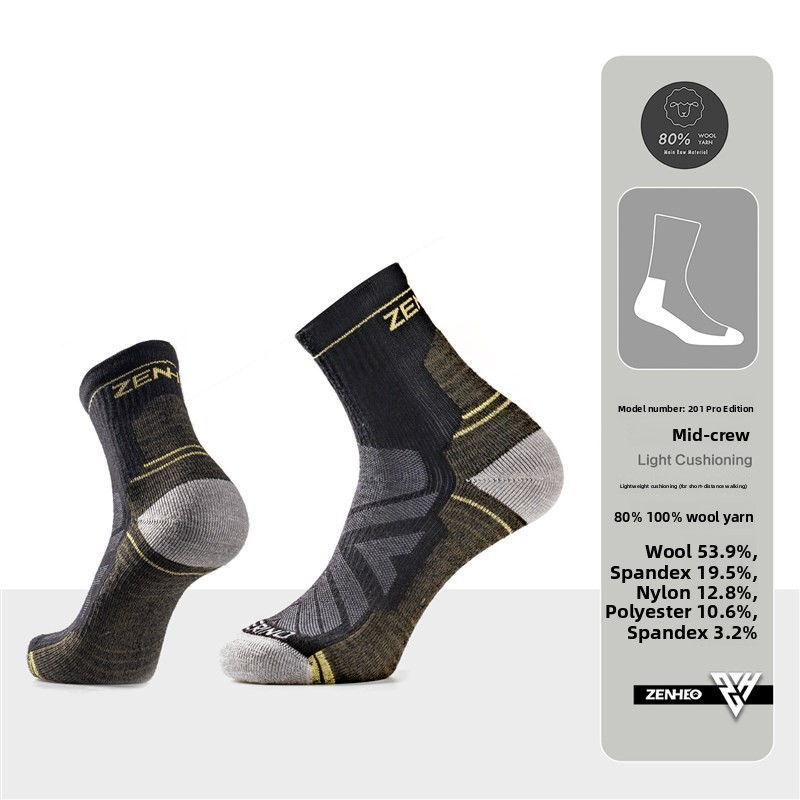 Thickened Merino Wool Socks fo - Wool Hiking Sock reseña y precio