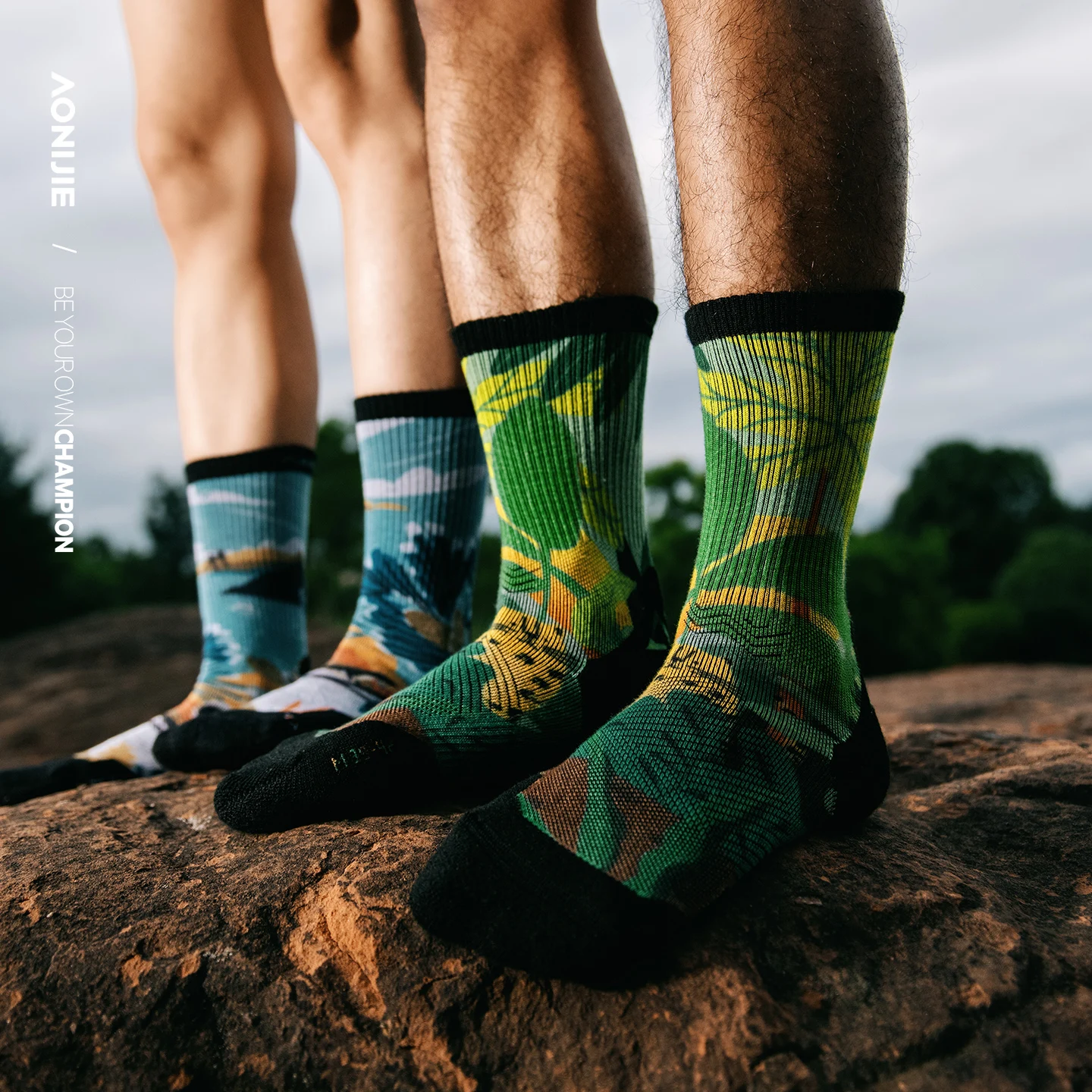 AONIJIE Outdoor Wool Crew Sock - Wool Hiking Sock reseña y precio