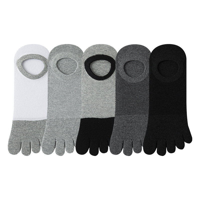 5 Pairs Men's No Show Toe Sock - Toe Sock Split reseña y precio