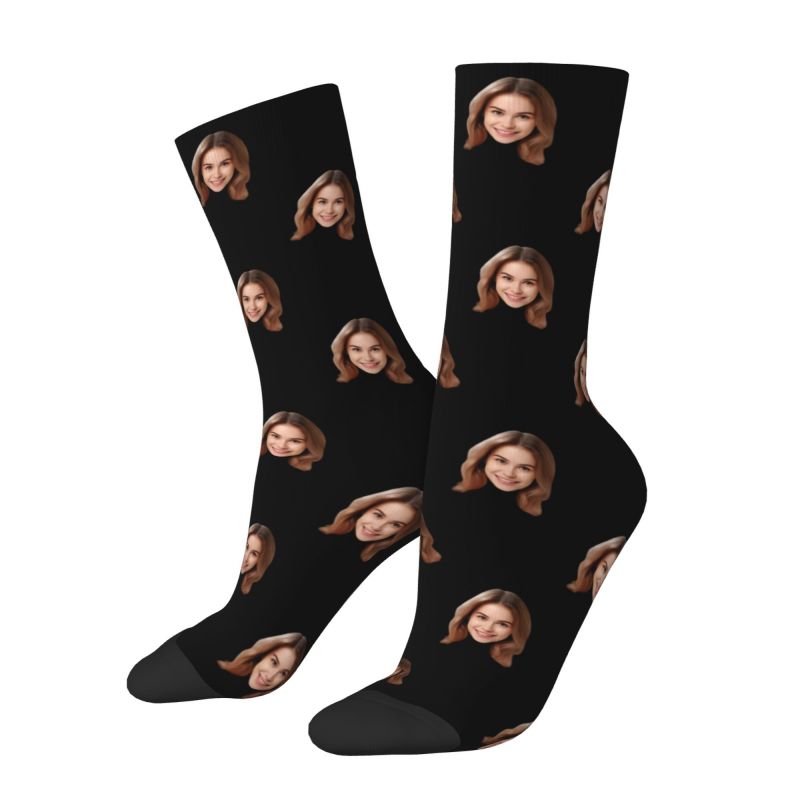 Personalized Custom Face Photo - Dress Sock Men reseña y precio