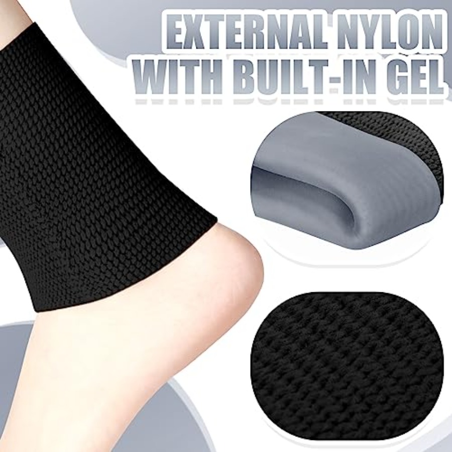 2 Pcs Ankle Gel Sleeves Padded - Ankle Brace Sock reseña y precio