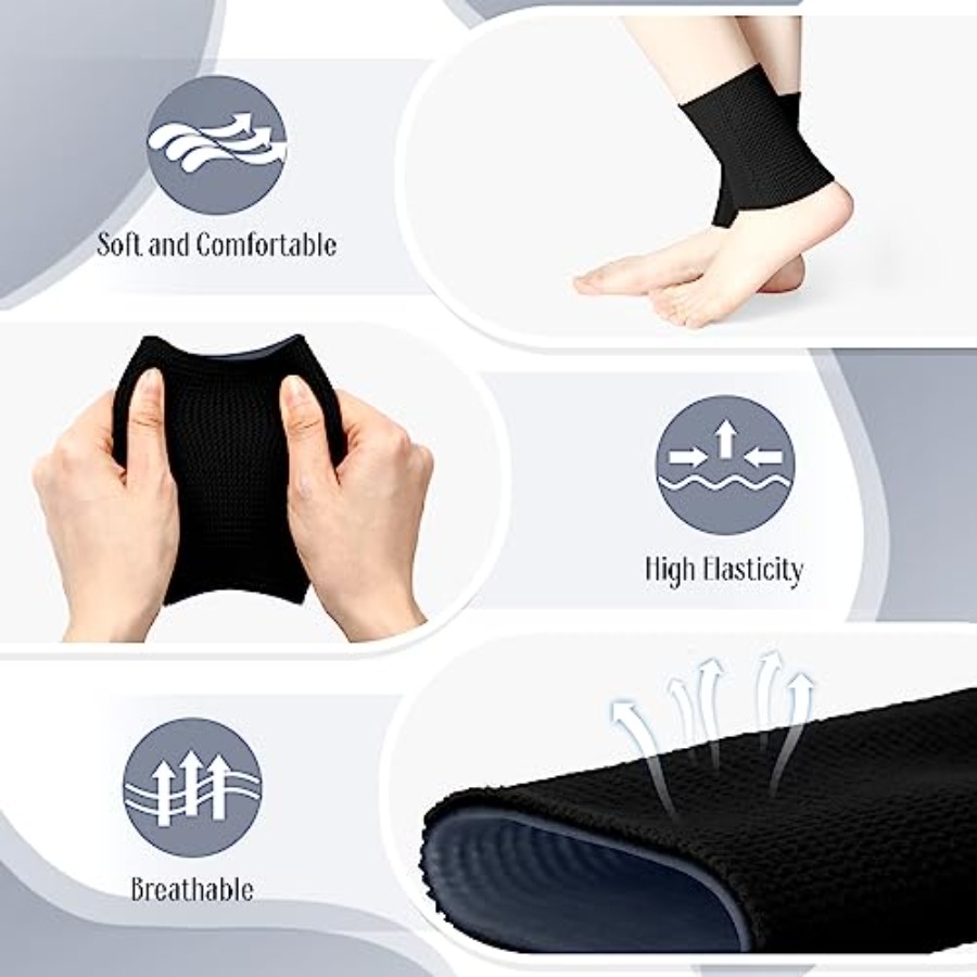 2 Pcs Ankle Gel Sleeves Padded - Ankle Brace Sock reseña y precio