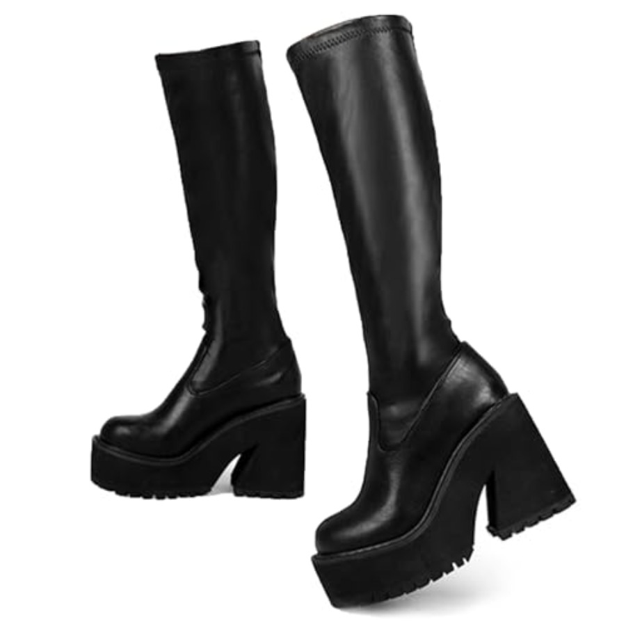 AMINUGAL Womens Elastic Knee H - Knee High Sock Women reseña y precio