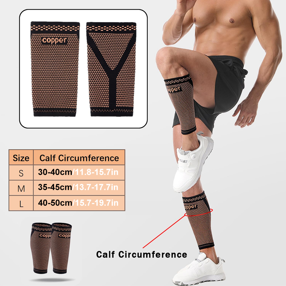1pc Copper Calf Compression Sl - Compression Sleeve Calf reseña y precio