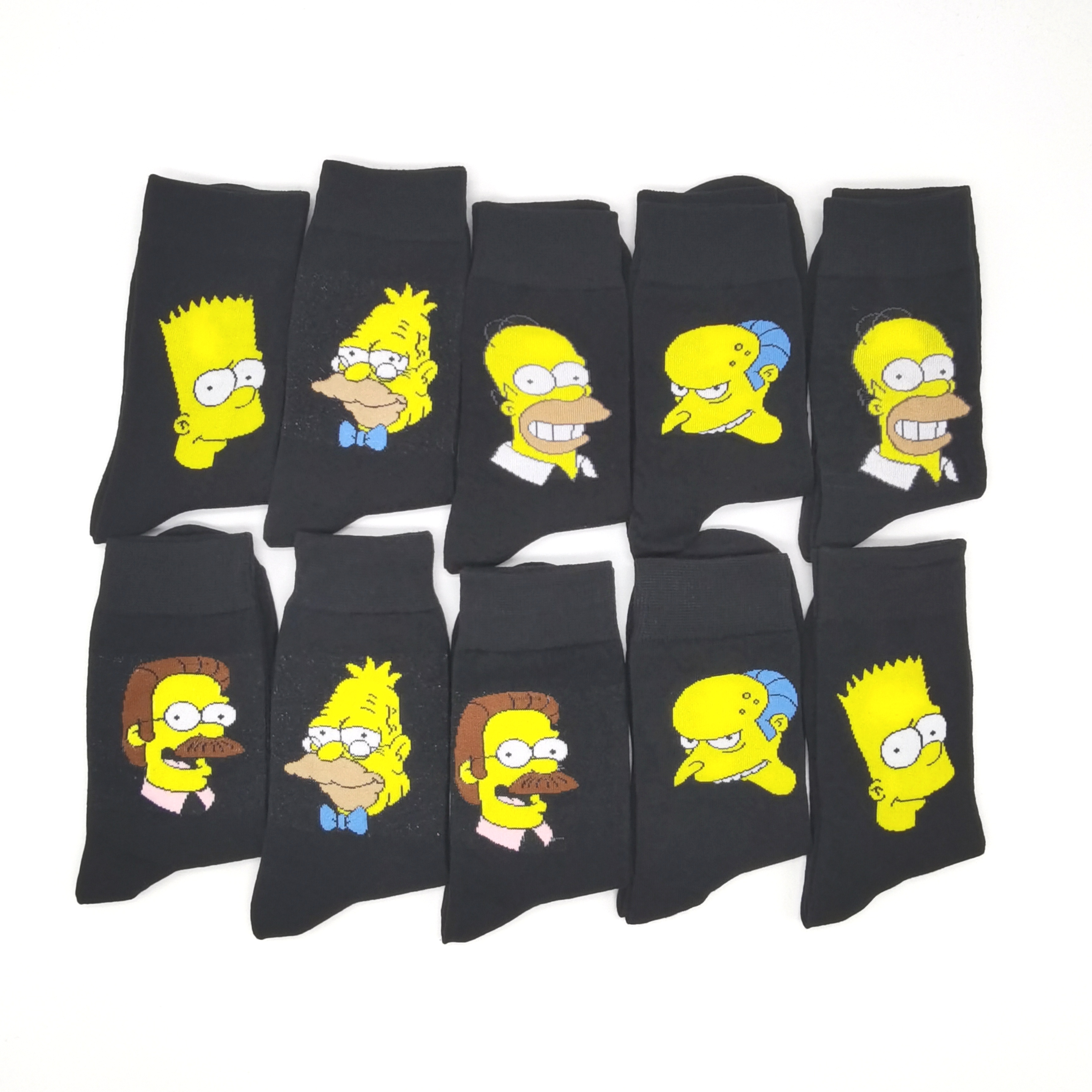 10 Pairs/Pack Funny Men Woman  - Cotton Crew Sock Pack reseña y precio