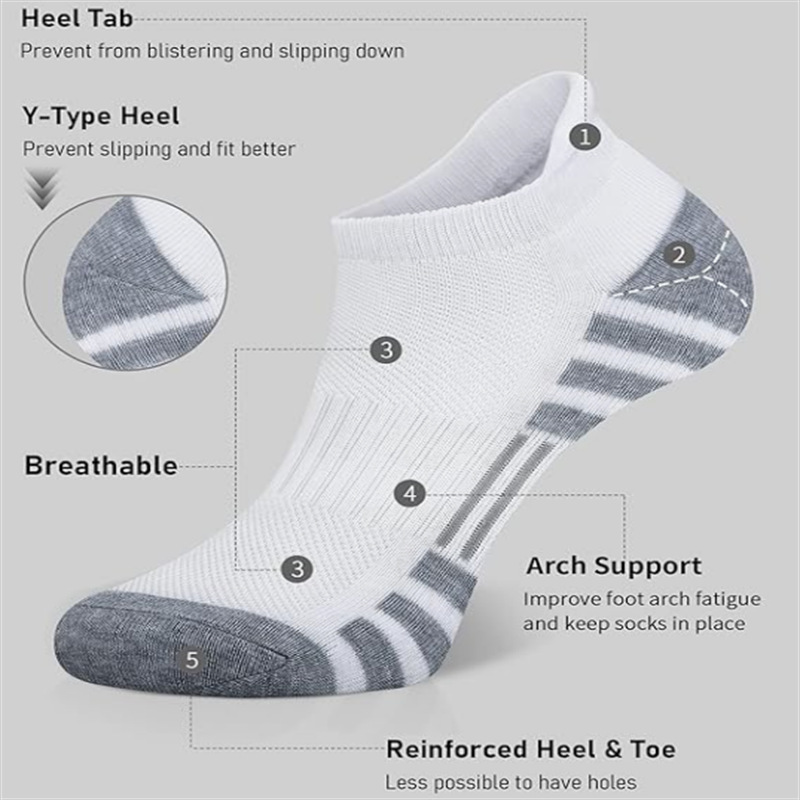 6/12Pairs Low Cut Ankle Athlet - Athletic Sock Cushion reseña y precio