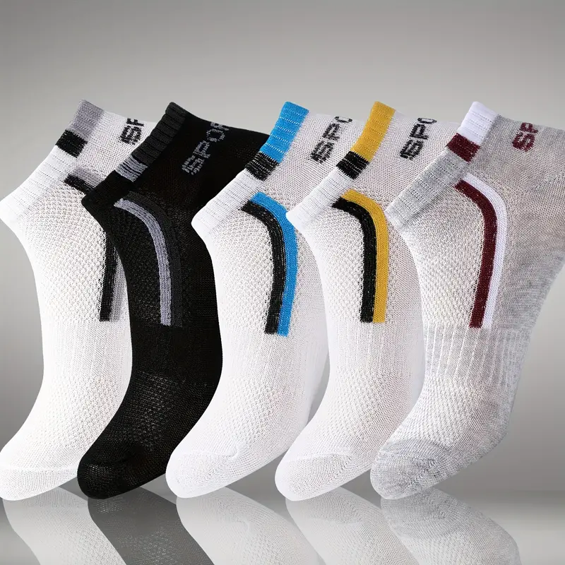 30Pairs Men's Color-block Mesh - Ankle Sock Low Cut reseña y precio