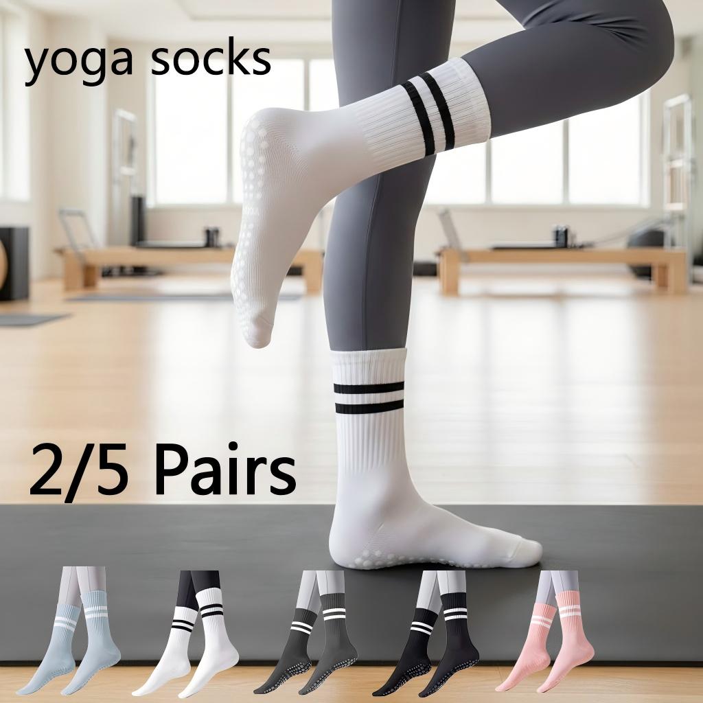 Women Non Slip Yoga Socks, Gri - No Show Sock Women reseña y precio