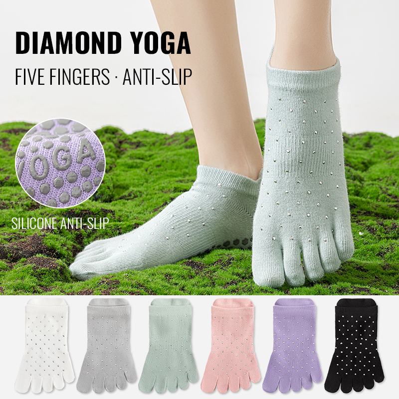 MiiOW Non-Slip Grip Pilates So - Grip Sock Yoga reseña y precio