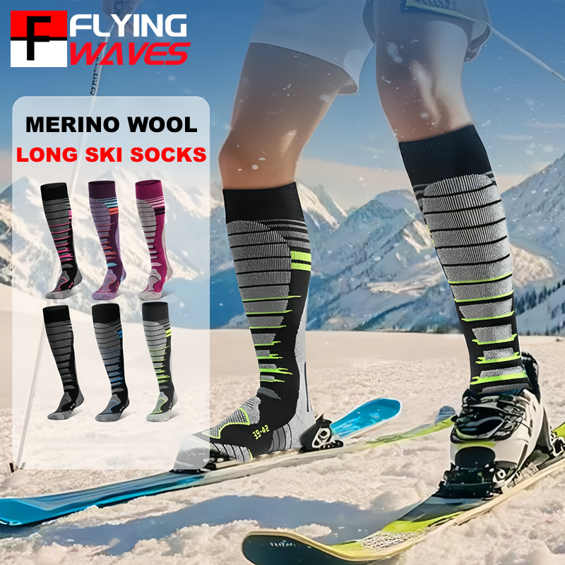 Merino Wool Ski Socks Cold Wea - Thermal Sock Winter reseña y precio