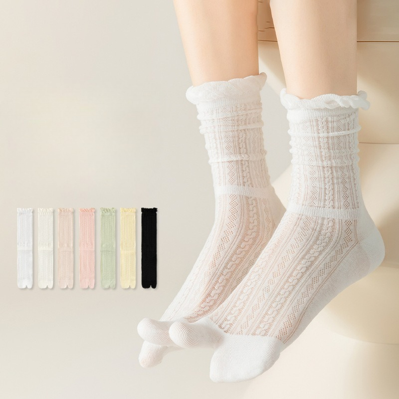 5 Pairs Split-toe Socks Women  - Toe Sock Split reseña y precio