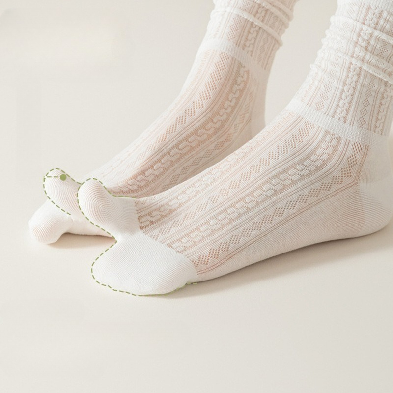 5 Pairs Split-toe Socks Women  - Toe Sock Split reseña y precio
