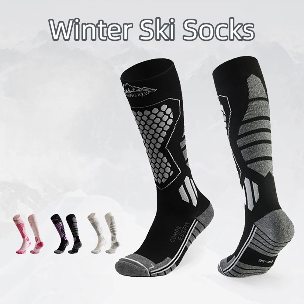New Thickened Ski Socks Anti-s - Thermal Sock Winter reseña y precio