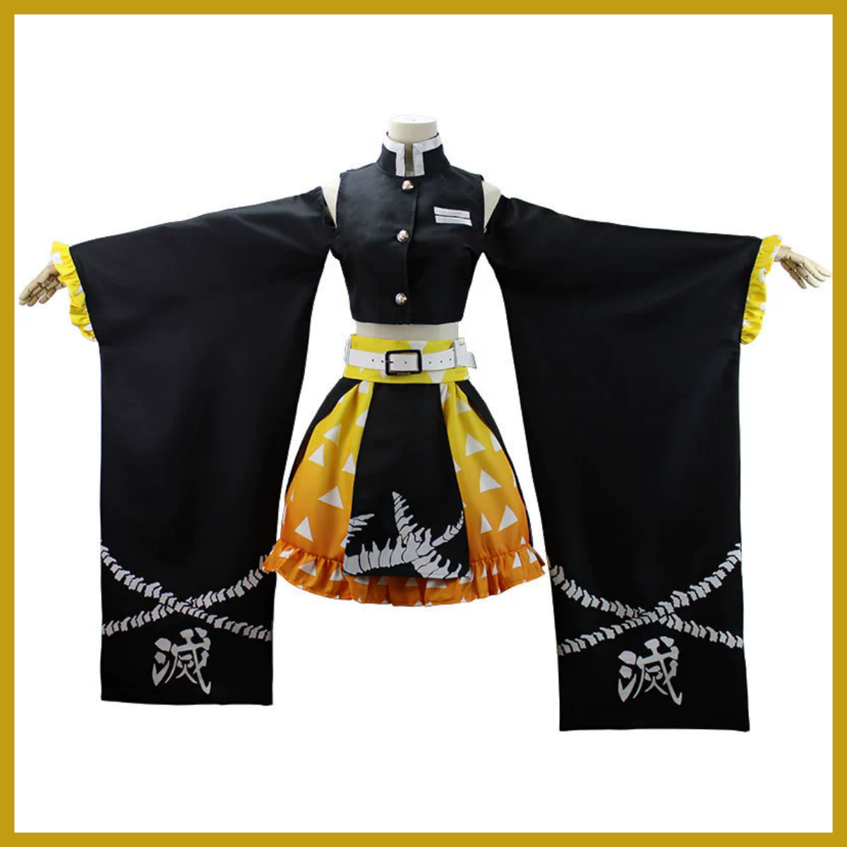 Anime Agatsuma Zenitsu Cosplay - Dress Sock Men reseña y precio