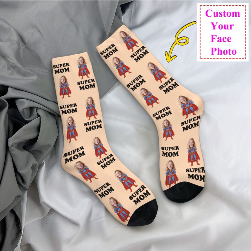 Super Mom Custom Mens Crew Soc - Dress Sock Men reseña y precio
