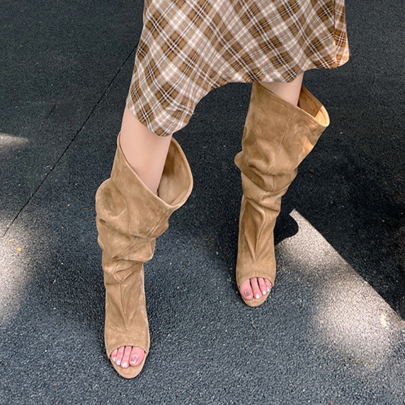 AIYKAZYSDL Strange Wedge Heel  - Boot Sock Slouchy reseña y precio