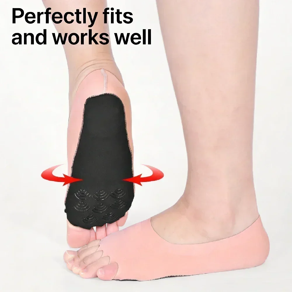 1Pair Toeless Yoga Pilates Soc - Grip Sock Yoga reseña y precio