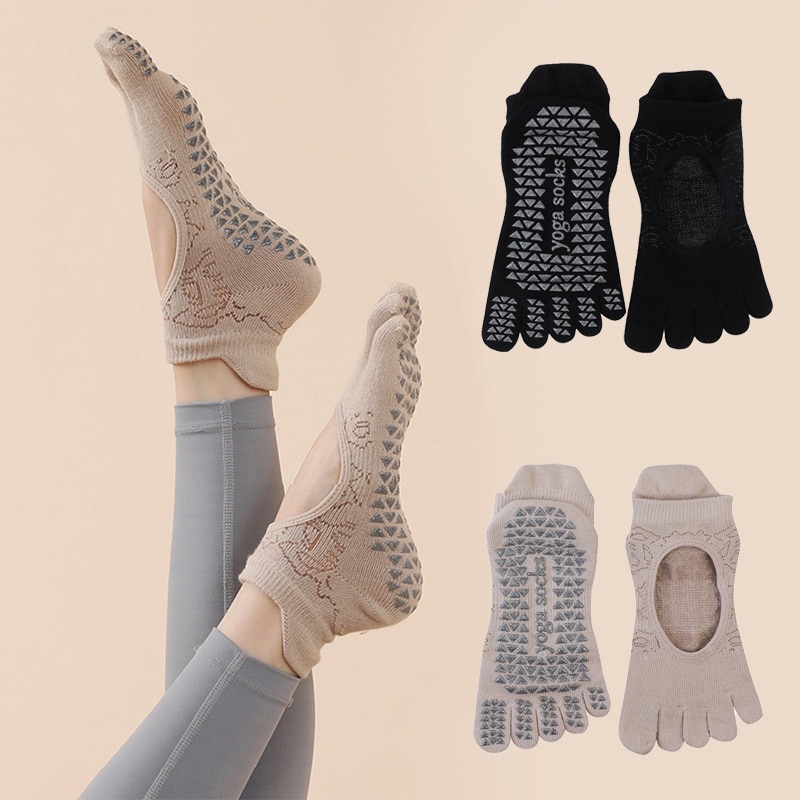 Women Yoga Toe Socks High Qual - Grip Sock Yoga reseña y precio