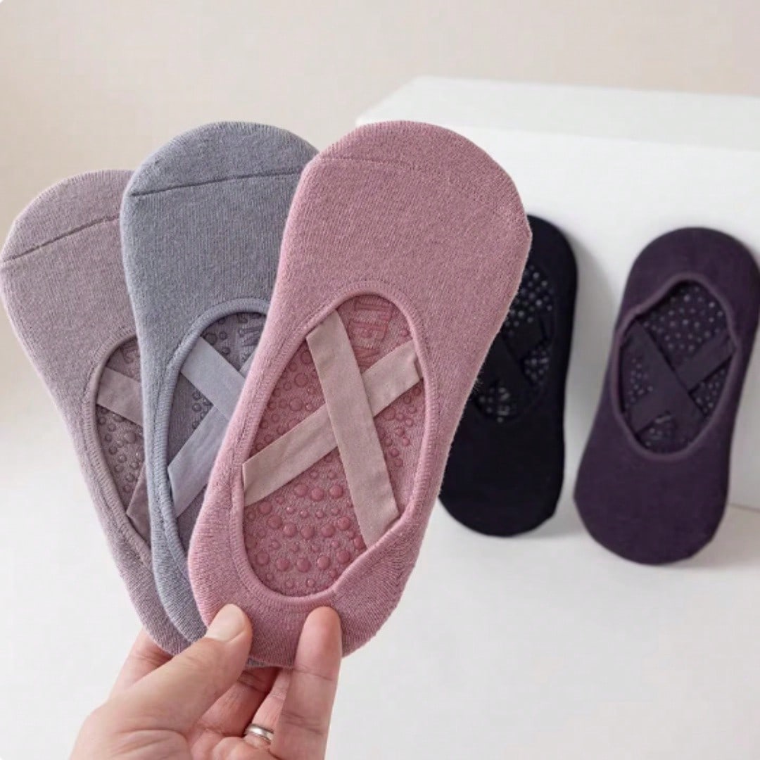 Anti-slip silicone sole yoga s - Grip Sock Yoga reseña y precio