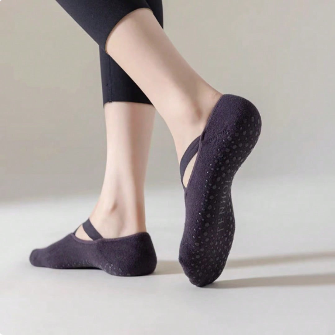 Anti-slip silicone sole yoga s - Grip Sock Yoga reseña y precio
