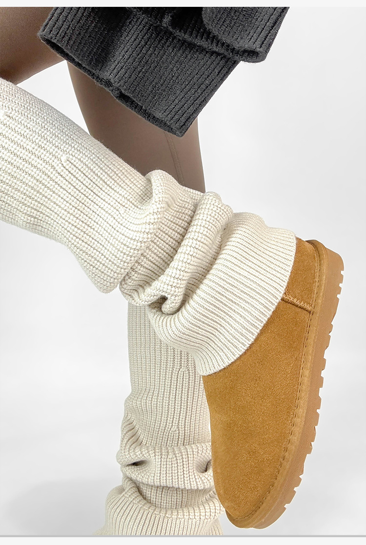 New Women's Leg Warmers Knitte - Boot Sock Slouchy reseña y precio