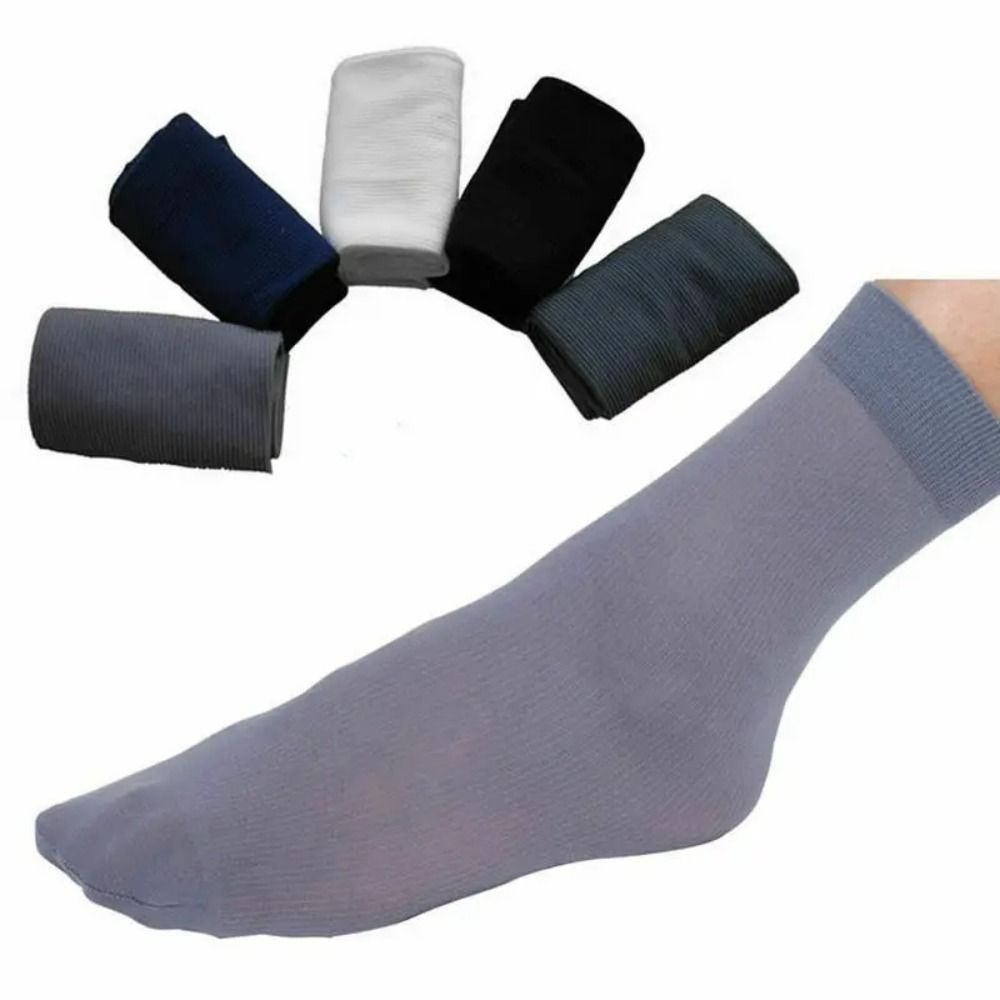 10pairs New Breathable Men Ice - Silk Sock Bamboo reseña y precio
