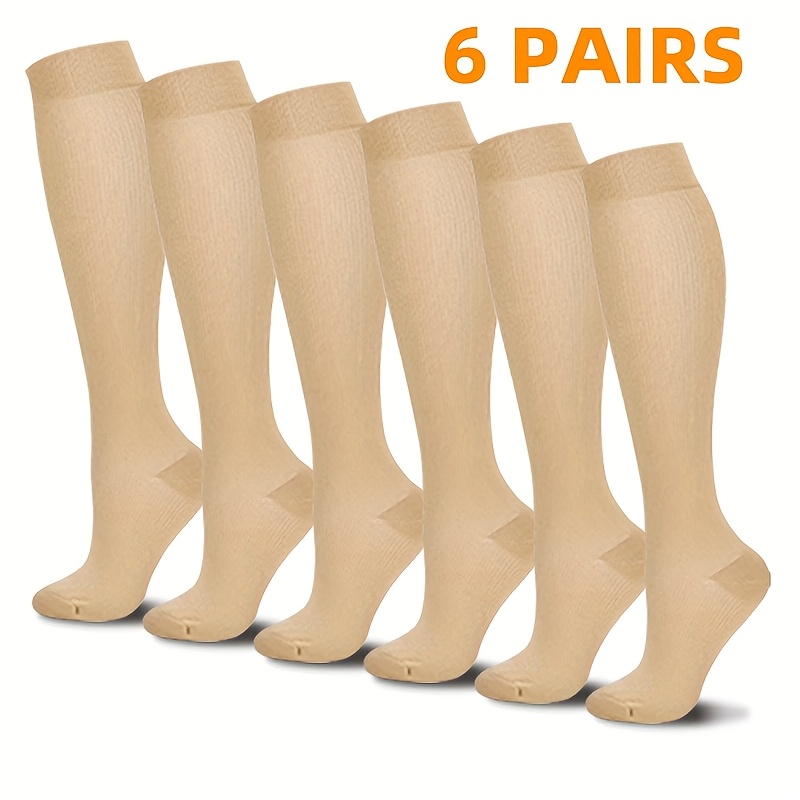 6 Pairs Mid-Calf Compression S - Wool Hiking Sock reseña y precio