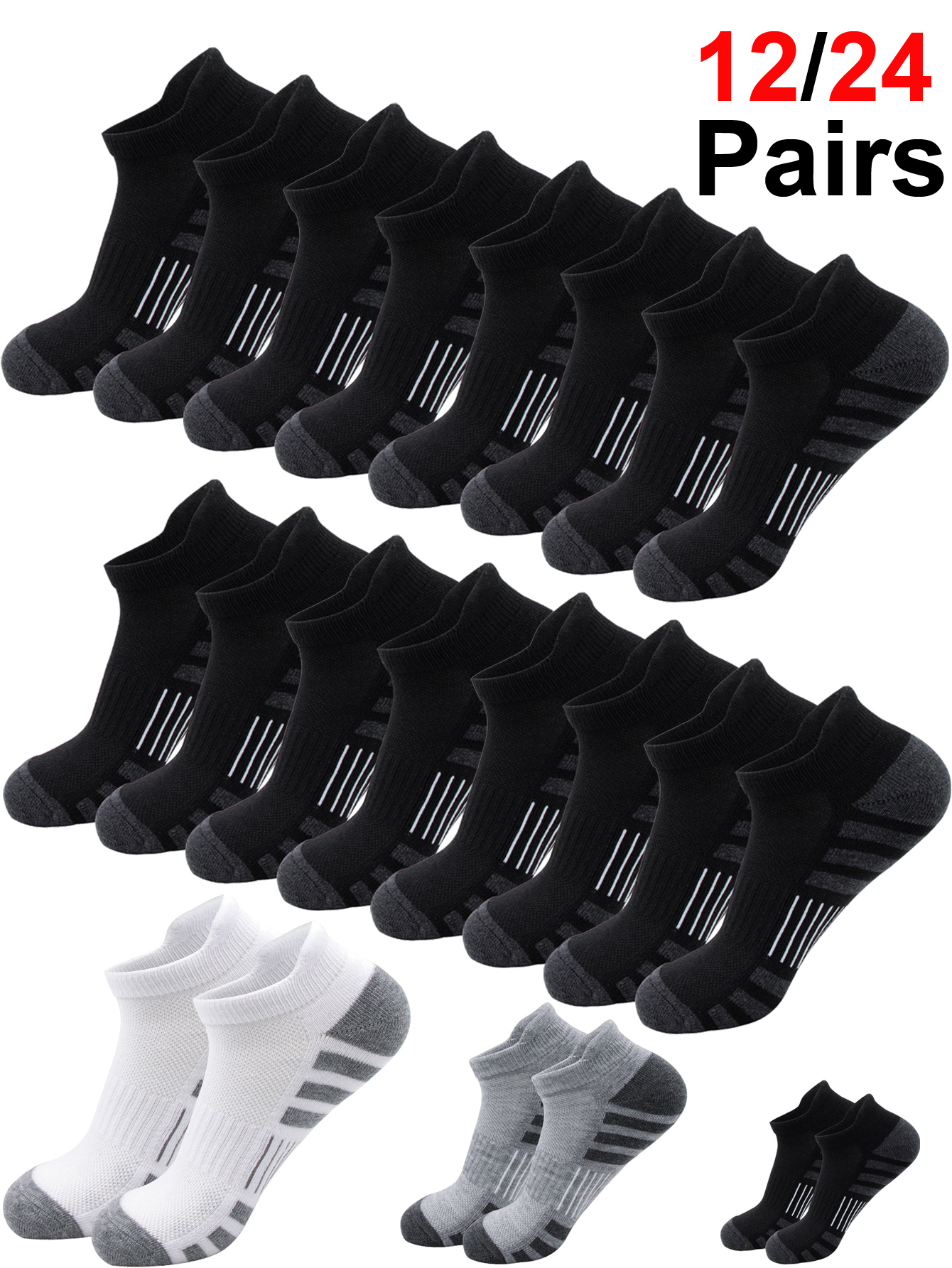 Unisex Cushioned Breathable An - Athletic Sock Cushion reseña y precio