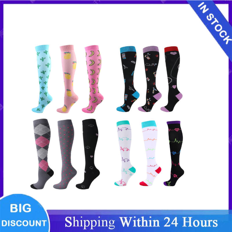 3 Pairs/Packs Multiple Styles  - Cotton Crew Sock Pack reseña y precio