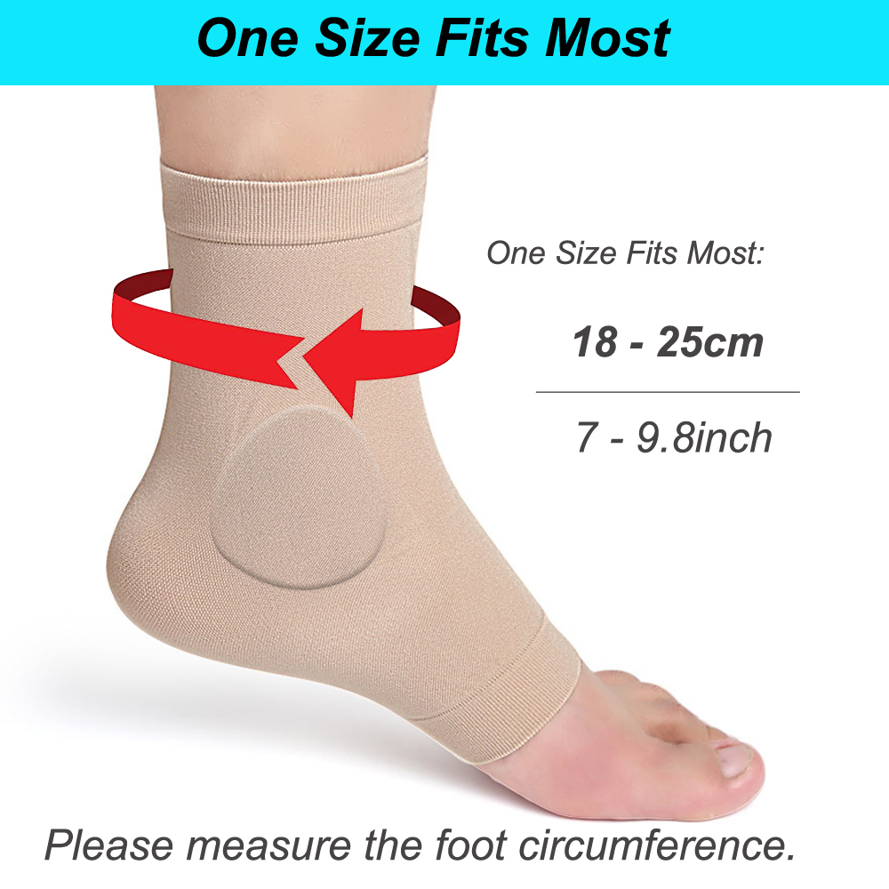 1Pair Boot Bumper Gel Pad Slee - Ankle Brace Sock reseña y precio