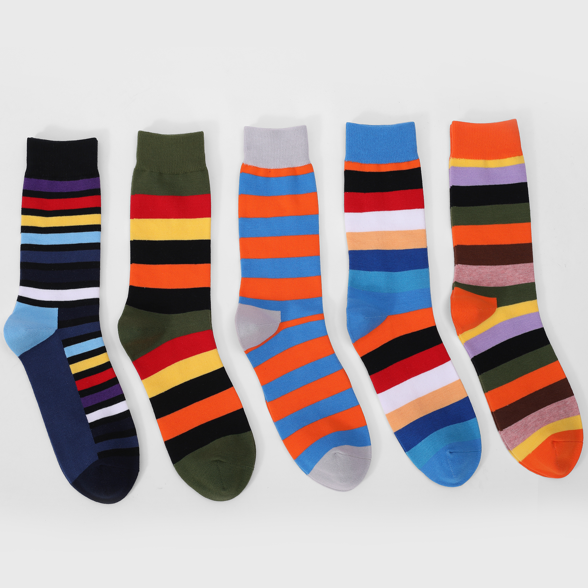 5Pairs Mens Fun Dress Socks, P - Cotton Crew Sock Pack reseña y precio