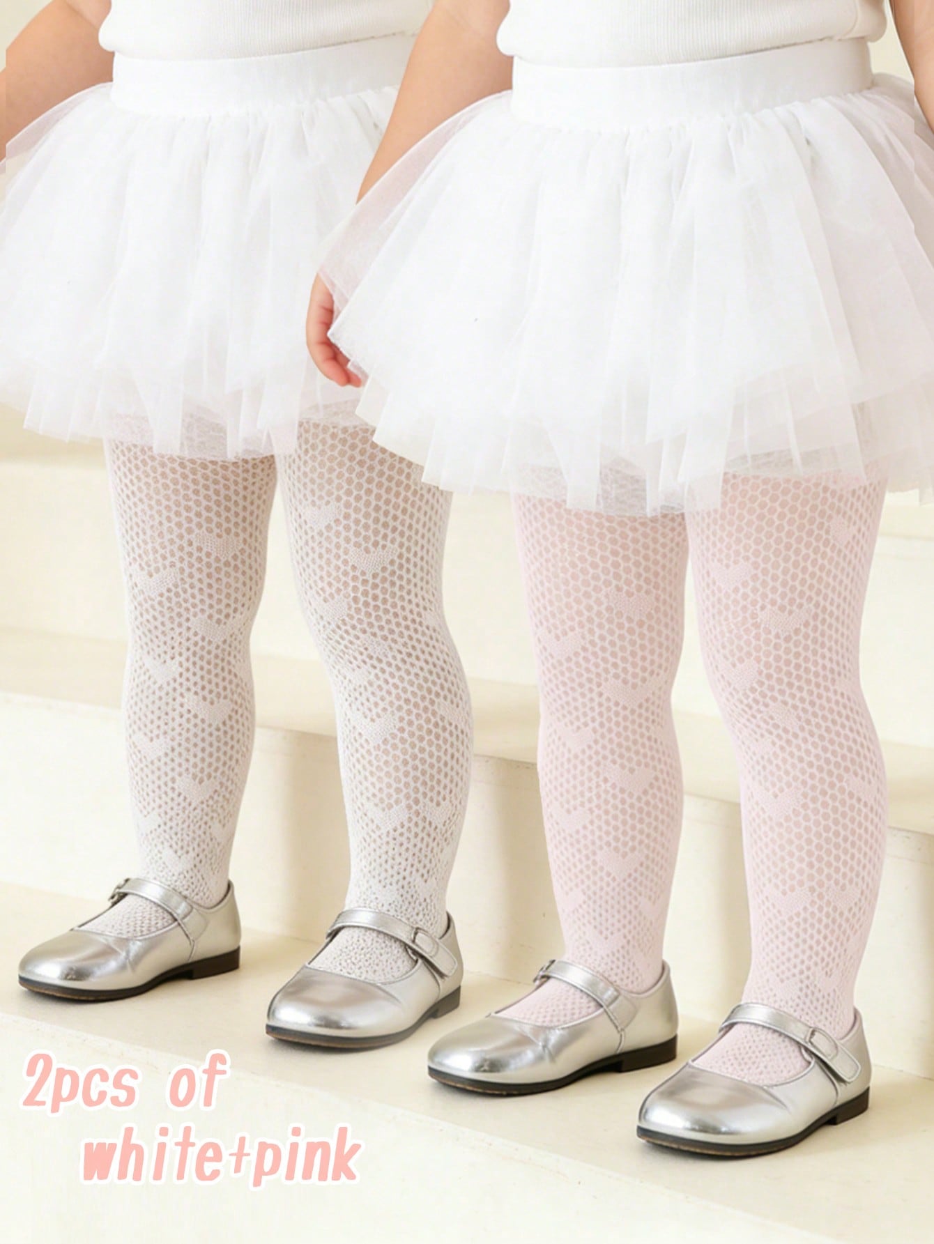 2Pcs Toddler Girls Heart Patte - Tights Pantyhose Sheer reseña y precio