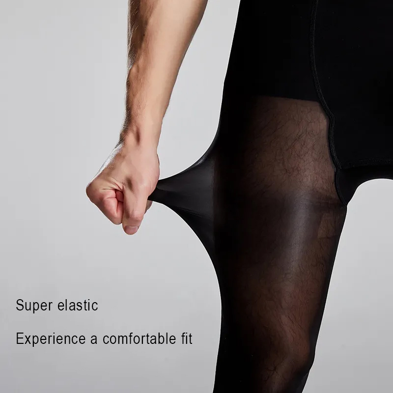 Plus Size Men Sexy Sheer Black - Tights Pantyhose Sheer reseña y precio