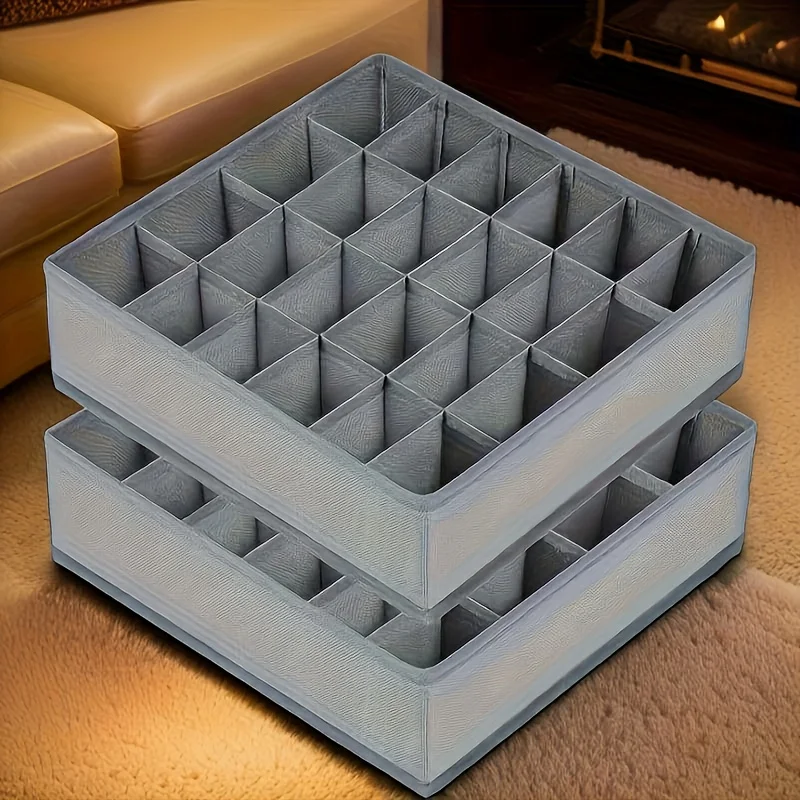 24-Compartment Fabric Drawer O - Sock Organizer Tray reseña y precio