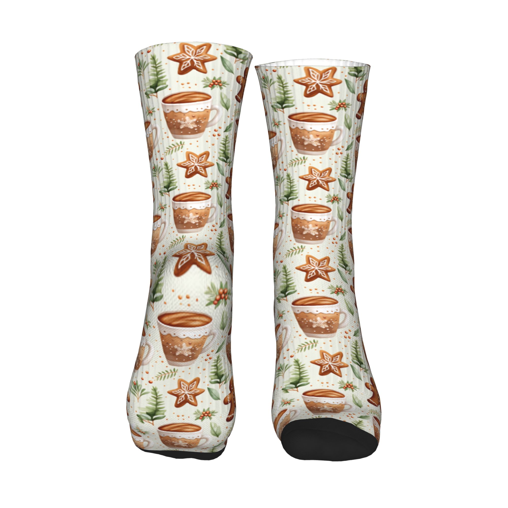 Christmas Gingerbread Man Hot  - Dress Sock Men reseña y precio