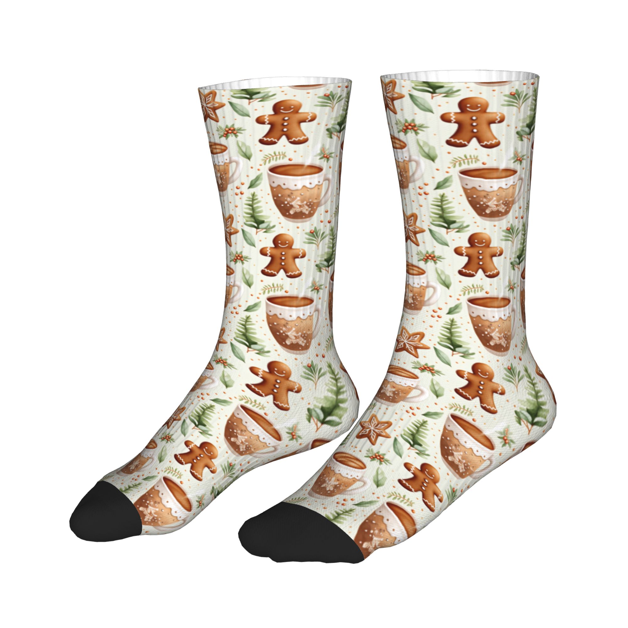 Christmas Gingerbread Man Hot  - Dress Sock Men reseña y precio