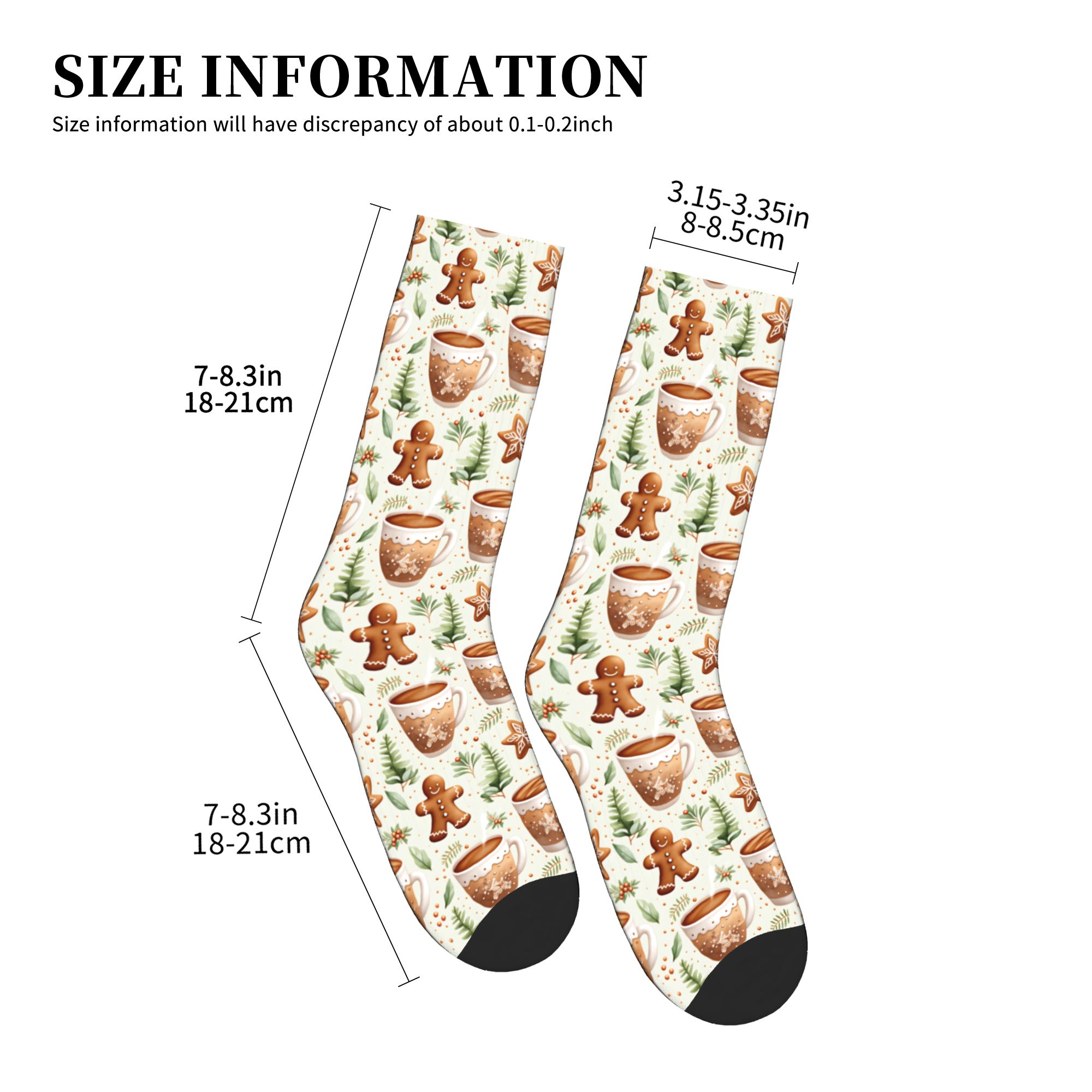 Christmas Gingerbread Man Hot  - Dress Sock Men reseña y precio