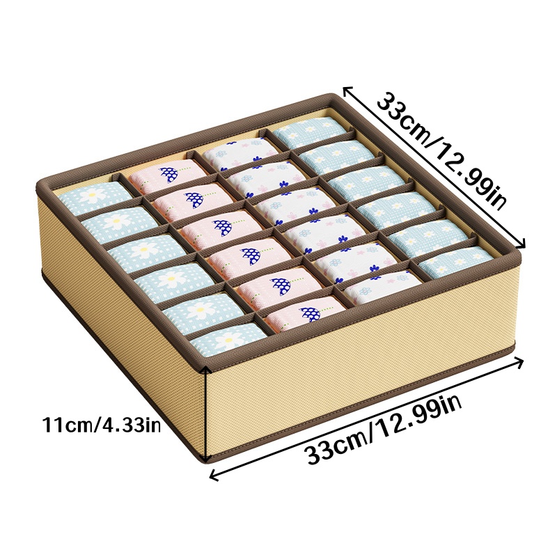 1pc 24grids Cabinet Underwear  - Sock Organizer Tray reseña y precio