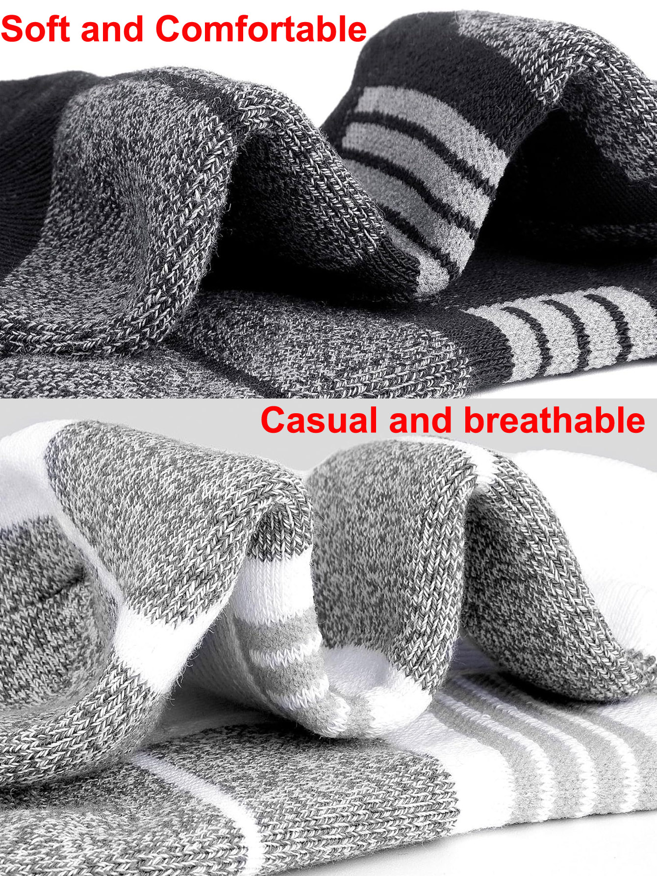 Men's Ankle Socks 6/12 Pairs B - Ankle Sock Low Cut reseña y precio